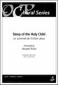 Sleep of the Holy Child SAB choral sheet music cover